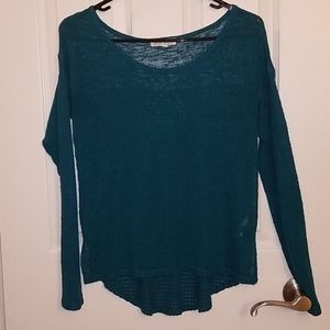 Teal sweater in excellent used condition